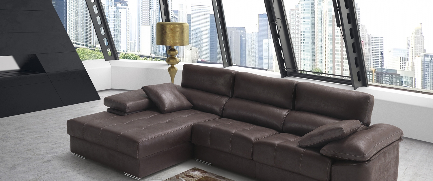 sofa chaiselong modelo ariela divani