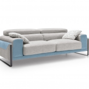 sofa gris azul sharon divani