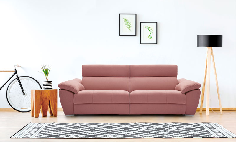 sofá de tela