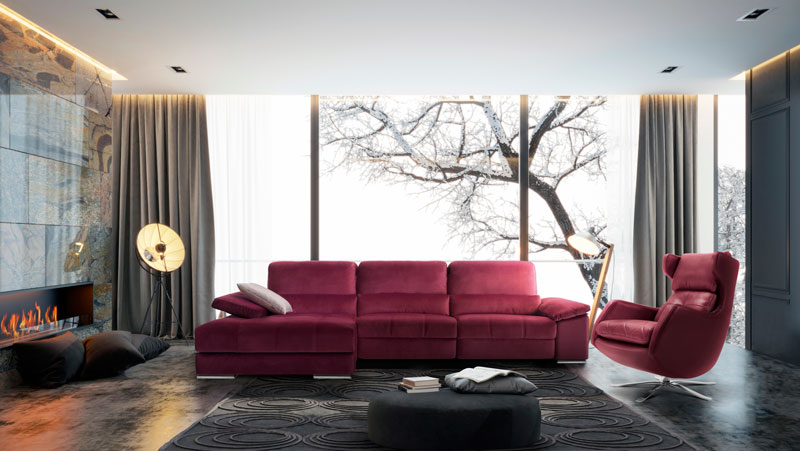 06 sofa colores - Los sofás de colores son tendencia