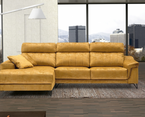 sofá confortable y moderno
