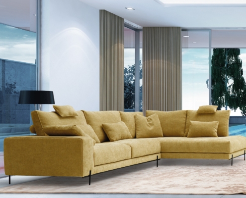Sofa amarillo orion divani star portada articulo warm minimalism